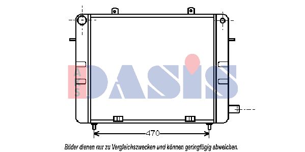 AKS DASIS Jäähdytin,moottorin jäähdytys 151220N